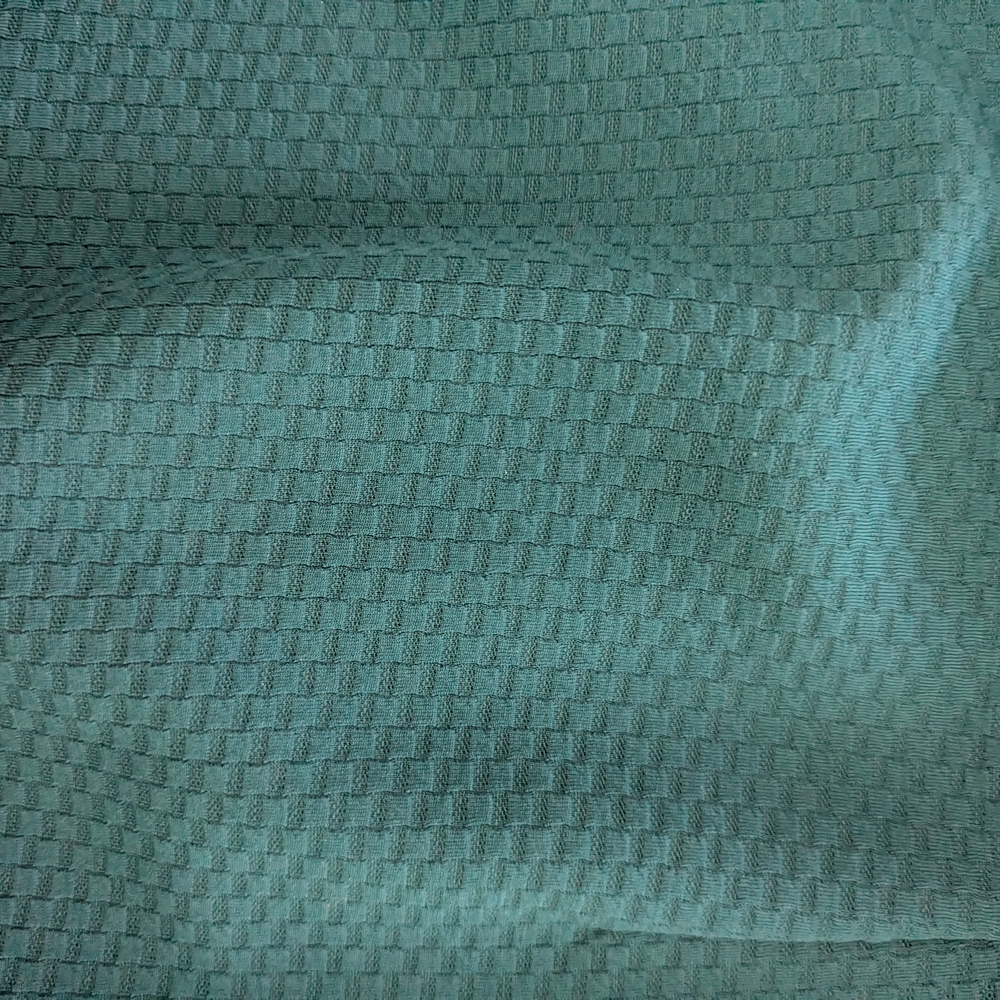 Darling Turquoise Textured Fabric - Picture 2 of 4